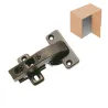 Zawias puszkowy 35mm złoto antyczne do szafek narożnych +90° CLIP mod. 4403
