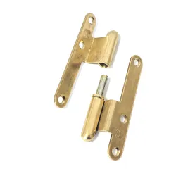 Zawias łamany 94x46mm stal mosiądzowany rozłączny LEWY (pl) mod. 2