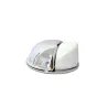 Odbój drzwiowy 50x22mm chrom / biały odbojnik podłogowy mod. 402
