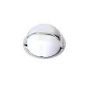 Odbój drzwiowy 50x22mm chrom / biały odbojnik podłogowy mod. 402