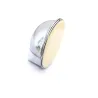 Odbój drzwiowy 50x22mm chrom / biały odbojnik podłogowy mod. 402
