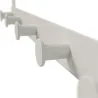 Wieszak na drzwi 5-punktowy 42cm jasny beż mod. CP41