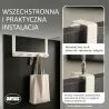 Wieszak na drzwi 5-punktowy 42cm jasny beż mod. CP41