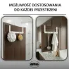 Wieszak na drzwi 5-punktowy 42cm jasny beż mod. CP41