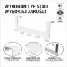 Wieszak na drzwi 5-punktowy 43,5cm jasny beż mod. CP42