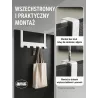 Wieszak na drzwi 5-punktowy 43,5cm jasny beż mod. CP42