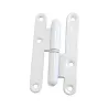 Zawias do drzwi 95x52mm stal biały rozłączny LEWY (pl) mod. 405