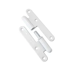 Zawias do drzwi 95x52mm stal biały rozłączny PRAWY (pl) mod. 405