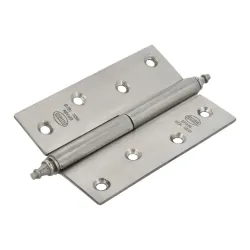 Zawias do drzwi 100x70mm stal nierdzewna INOX rozłączny LEWY (pl) mod. 2007