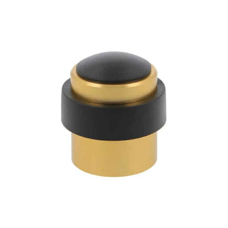 Odbój drzwiowy wys. 37mm złoty / czarny odbojnik podłogowy mod.205
