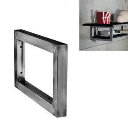 Wspornik półki stal surowa 180x300 mm mod. LOFT 30