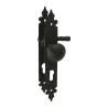 Klamko-gałka stała na wkładkę 90 czarna szyld 270x36mm mod. 106PB90