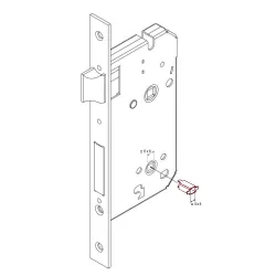 Redukcja otworu trzpienia 6/4mm AGAS