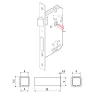 Redukcja otworu trzpienia 9/8mm METALOWA