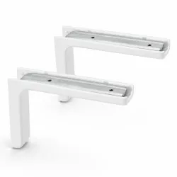 Wspornik półki biały 144x240mm mod. LEONARDO, 2szt. TA