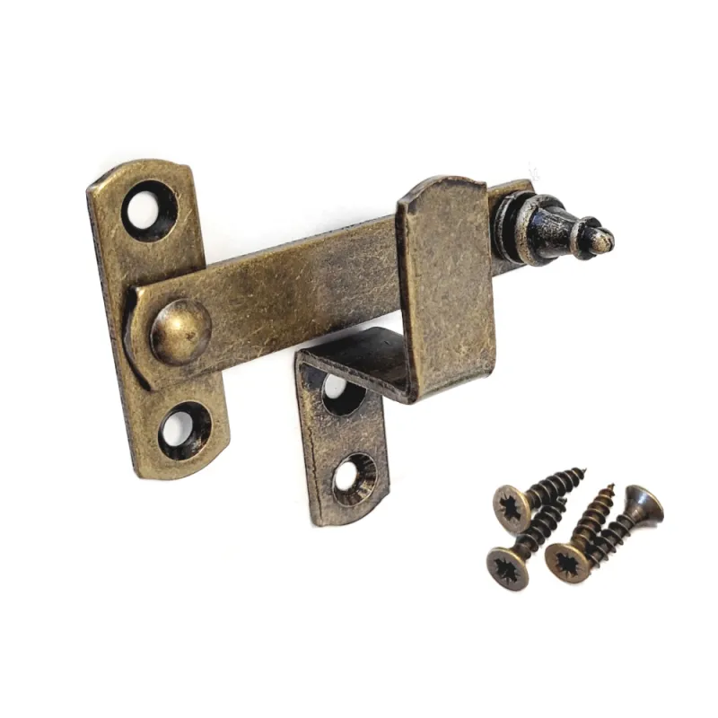 Zamknięcie okna 80mm złoto antyczne blokada furtki mod. 2 AMIG