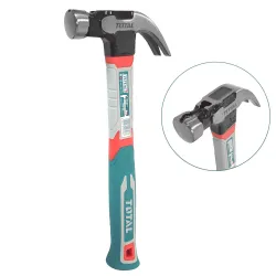 Młotek ciesielski 220g z magnesem w obuchu mod. THCH61008 TOTAL