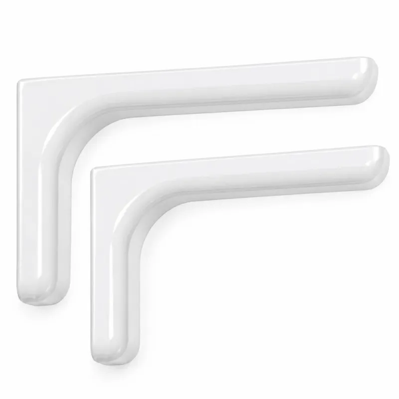 Wspornik półki biały 144x240mm mod. LEONARDO, 2szt. TA