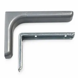 Wspornik półki srebrny 80x117mm mod. LEONARDO, 2szt.