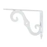 Wspornik półki ornamentalny stalowy biały 150x200mm mod.2