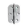 Zawias meblowy 60x40mm chrom połysk mod. 1130