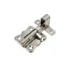 Zasuwka meblowa 40x38mm niklowana z wysokim zaczepem mod. 384