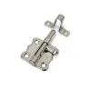 Zasuwka meblowa 40x38mm niklowana z wysokim zaczepem mod. 384