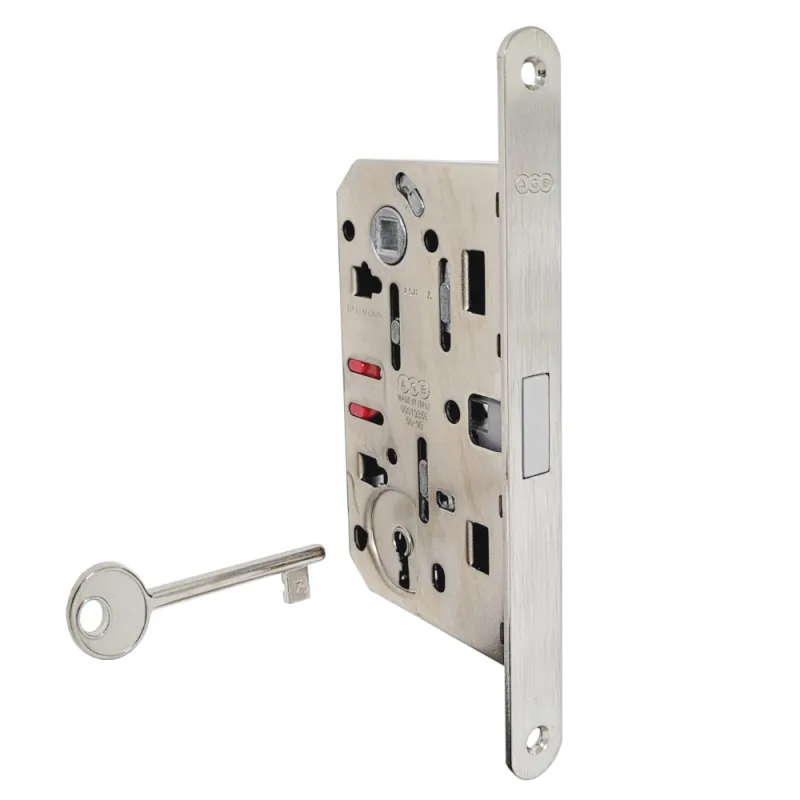 Zamek magnetyczny na klucz 90/50 nikiel satyna F18 Mediana POLARIS 2XT
