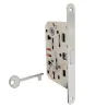 Zamek magnetyczny na klucz 90/50 nikiel satyna F18 Mediana POLARIS 2XT
