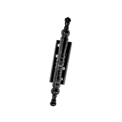Zawias meblowy ozdobny 100x18mm czarny mod. 555