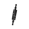 Zawias meblowy ozdobny 100x18mm czarny mod. 555