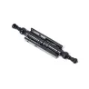 Zawias meblowy ozdobny 100x18mm czarny mod. 555