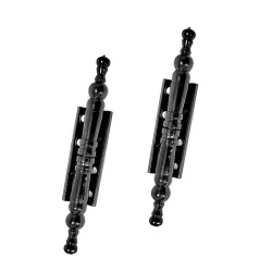 Zawias meblowy ozdobny 100x18mm czarny 2szt. mod. 555 BAG