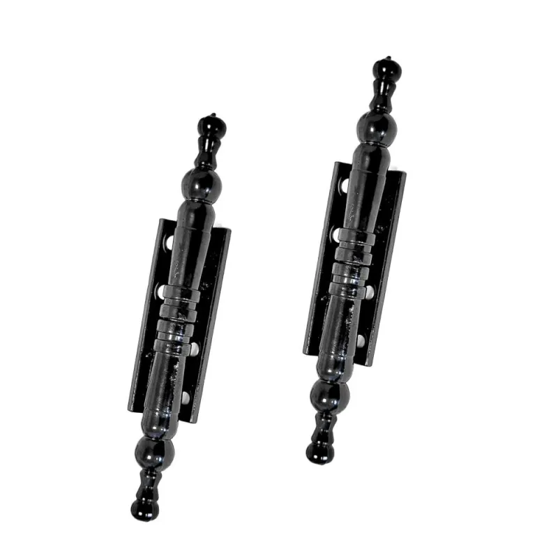 Zawias meblowy ozdobny 100x18mm czarny 2szt. mod. 555 BAG