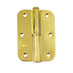 Zawias do drzwi 90x65mm stal mosiądzowany LEWY (pl) mod. 423