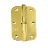 Zawias do drzwi 90x65mm stal mosiądzowany LEWY (pl) mod. 423