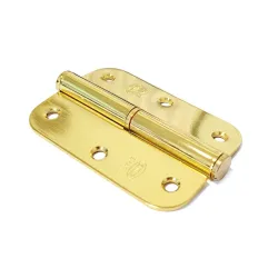 Zawias do drzwi 90x65mm stal mosiądzowany LEWY (pl) mod. 423