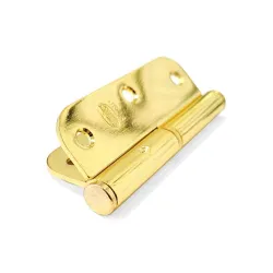 Zawias do drzwi 90x65mm stal mosiądzowany LEWY (pl) mod. 423