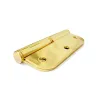 Zawias do drzwi 90x65mm stal mosiądzowany LEWY (pl) mod. 423