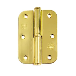 Zawias do drzwi 90x65mm stal mosiądzowany PRAWY (pl) mod. 423