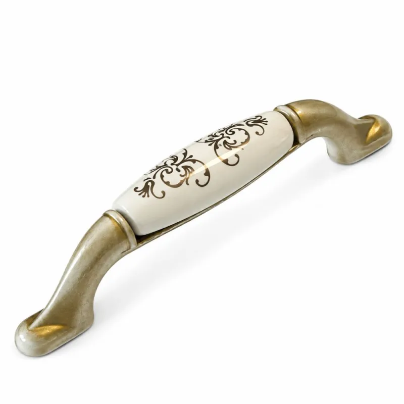 Uchwyt meblowy beż/shabby Romagnolo Plat
