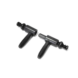 Zawias wkręcany ozdobny 9x60mm czarny cynk mod. 132 AGB