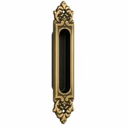 Uchwyt wpuszczany do drzwi mebli Złoto antyczne NICHE 168mm Włoski