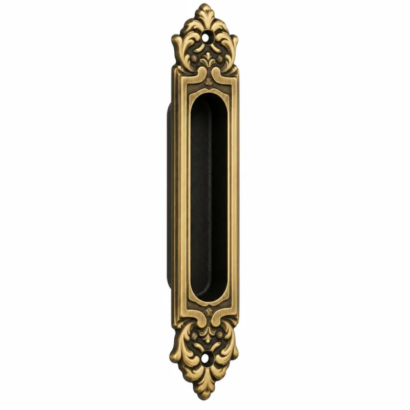 Uchwyt wpuszczany do drzwi mebli Złoto antyczne NICHE 168mm Włoski