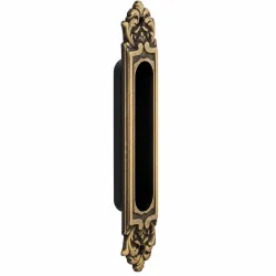 Uchwyt wpuszczany do drzwi mebli Złoto antyczne NICHE 168mm Włoski