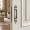 Uchwyt wpuszczany do drzwi mebli Chrom NICHE 168mm Włoski