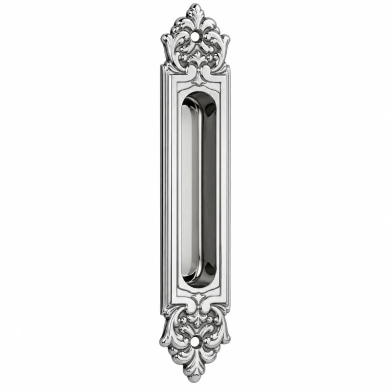 Uchwyt wpuszczany do drzwi mebli Chrom NICHE 168mm Włoski