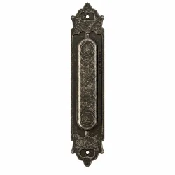 Uchwyt wpuszczany do drzwi mebli Żelazo antyczne NICHE 168mm Włoski