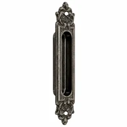 Uchwyt wpuszczany do drzwi mebli Żelazo antyczne NICHE 168mm Włoski
