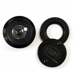 Wizjer do drzwi 60-85mm fi.16mm czarny mod. 5 z klapką